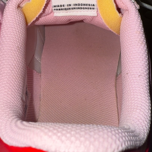 Nike Cortez Textile "Med Soft Pink/Fire Red/Sail/Team Orange" Women's Size 10 - Picture 11 of 17